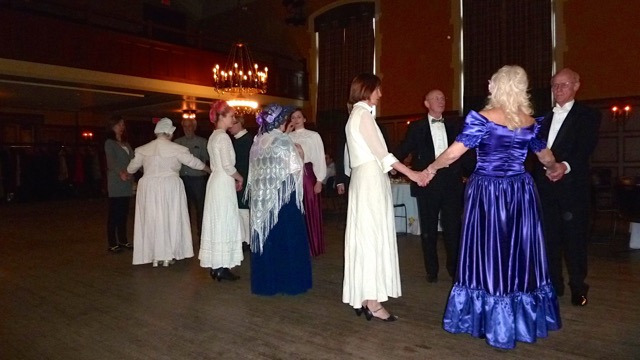 after our Victorian tea, the dancing continued