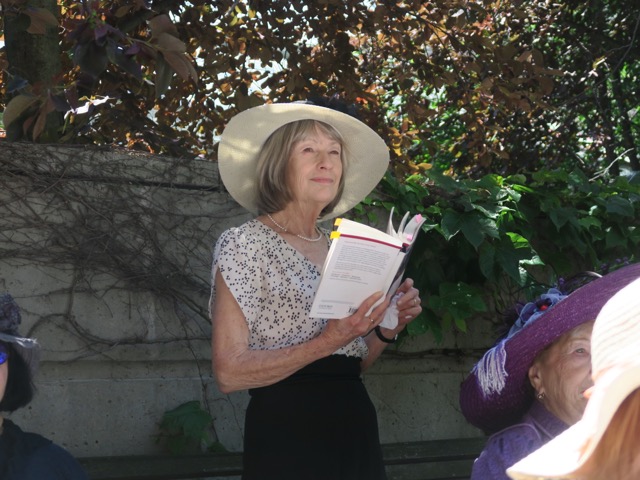 Margaret followed with an animated reading from 